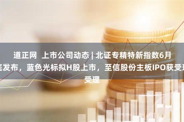道正网  上市公司动态 | 北证专精特新指数6月底发布，蓝色光标拟H股上市，至信股份主板IPO获受理